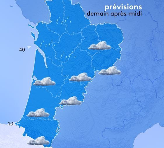 Mauvais temps en Nouvelle-Aquitaine : des pluies et un froid glacial annoncés pour le 3 octobre